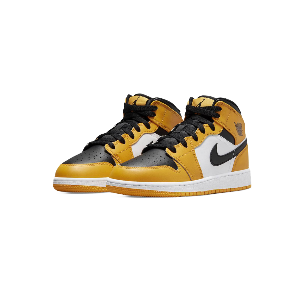 Jordan 1 nere e gialle best sale