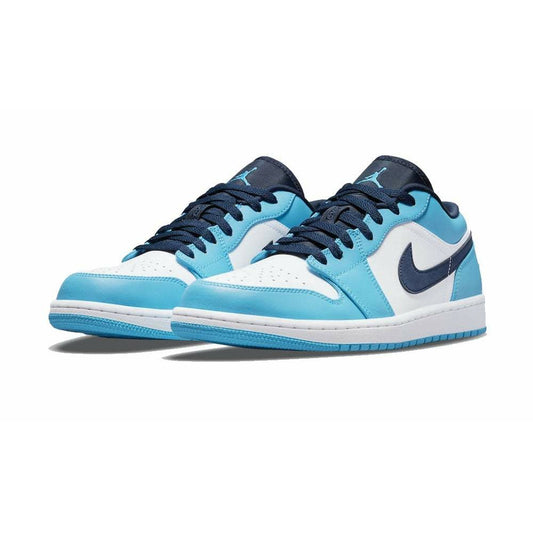 Nike Air Jordan 1 Low Unc (2021) - 553558-144 - Sn Supply Solo Sneakers Originali