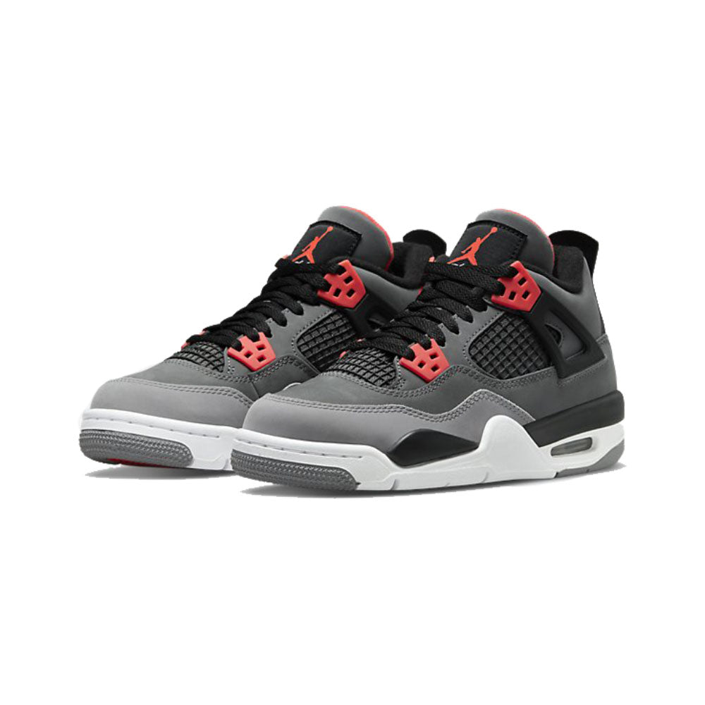 Nike Air Jordan 4 Retro Infrared (GS) - 408452-061 - Sn Supply Solo Sneakers Originali