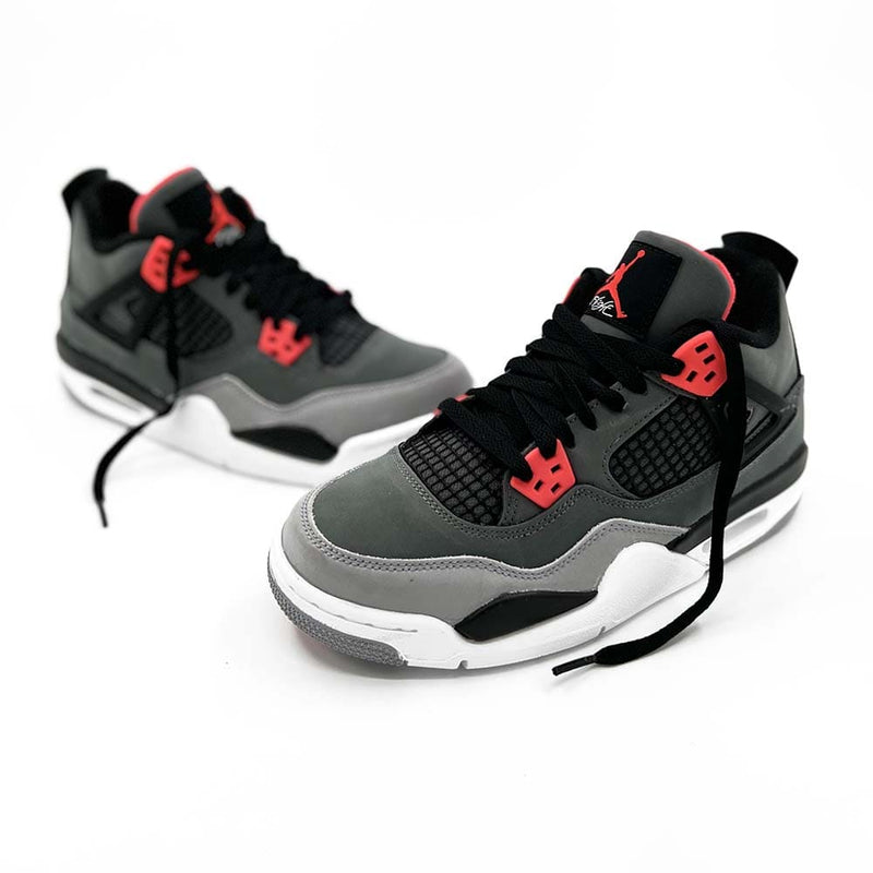 Nike Air Jordan 4 Retro Infrared (GS) - 408452-061 - Sn Supply Solo Sneakers Originali