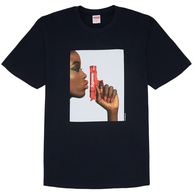 Supreme Water Pistol Tee Navy - Sn Supply