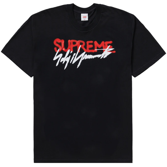 Supreme Yohji Yamamoto Logo Tee Black - Sn Supply